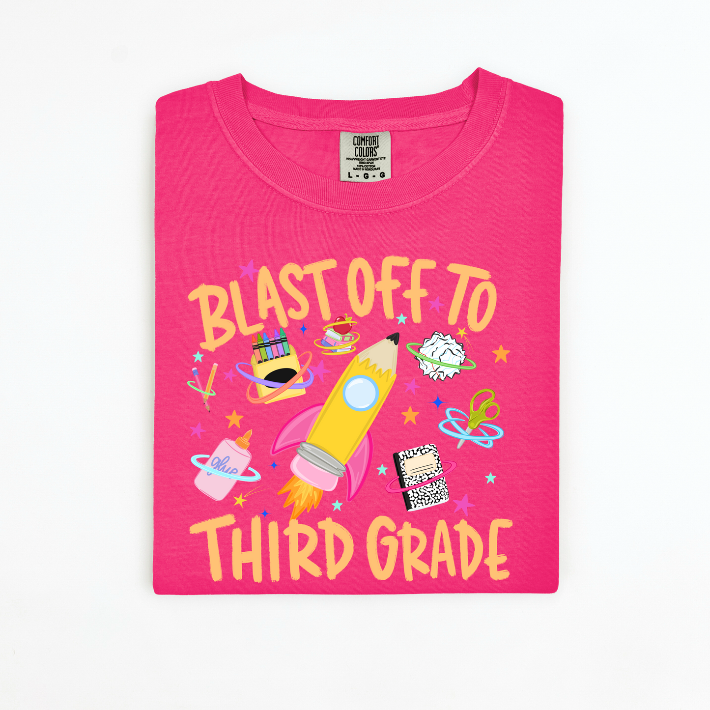 Blast off Grades Youth 9” (Drop Down)-DTF DEAL