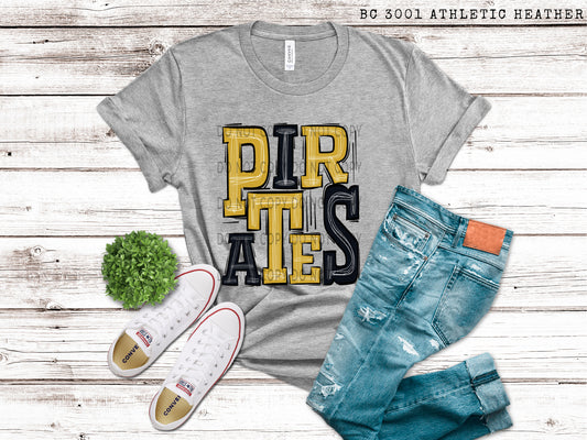 Pirates Black and Gold - DTF