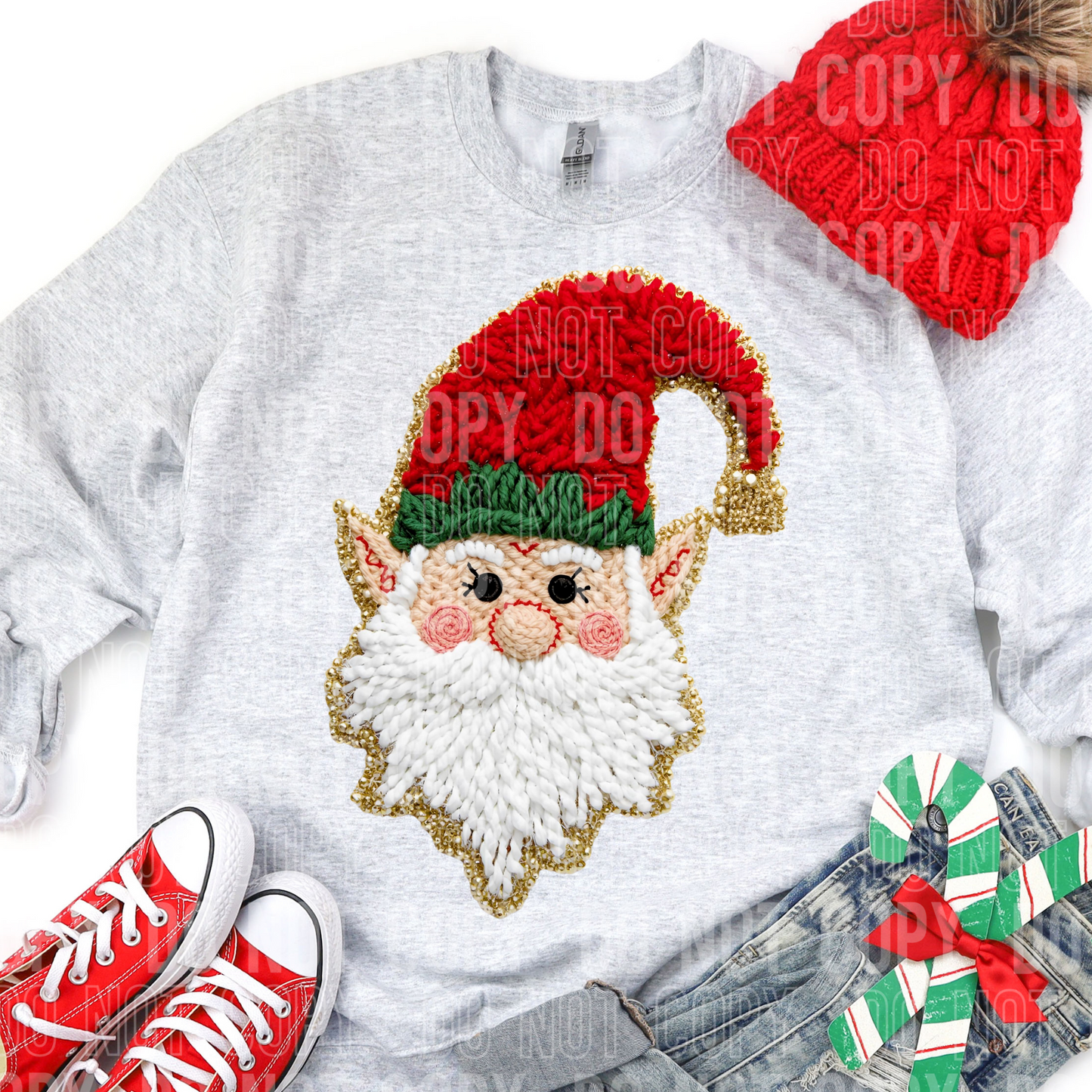 ELF GLITTER FAUX YARN_ -DTF&UV