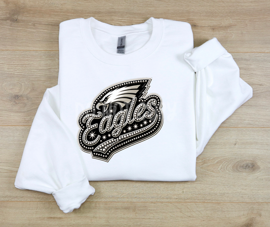 Eagles faux rhinestone-DTF