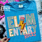 Elementary Rocks (pink)-Dtf