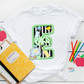 LETTER MASCOT GREEN (dropdown)-DTF&UV
