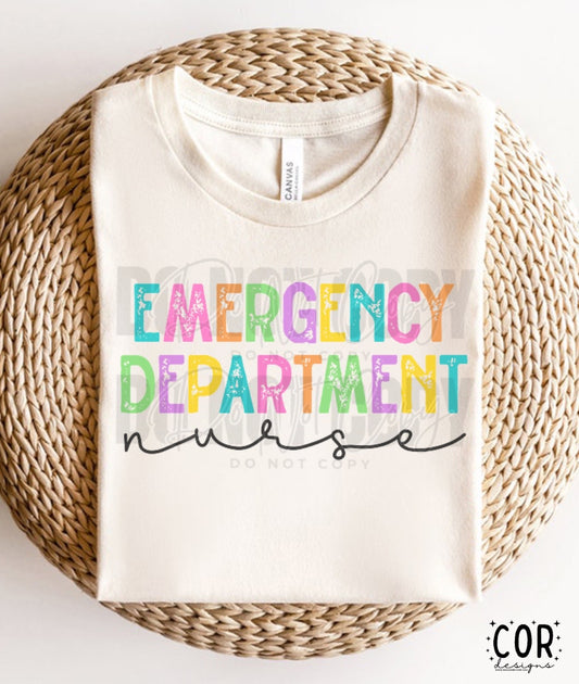Emergency Department Nurse Neon - DTF