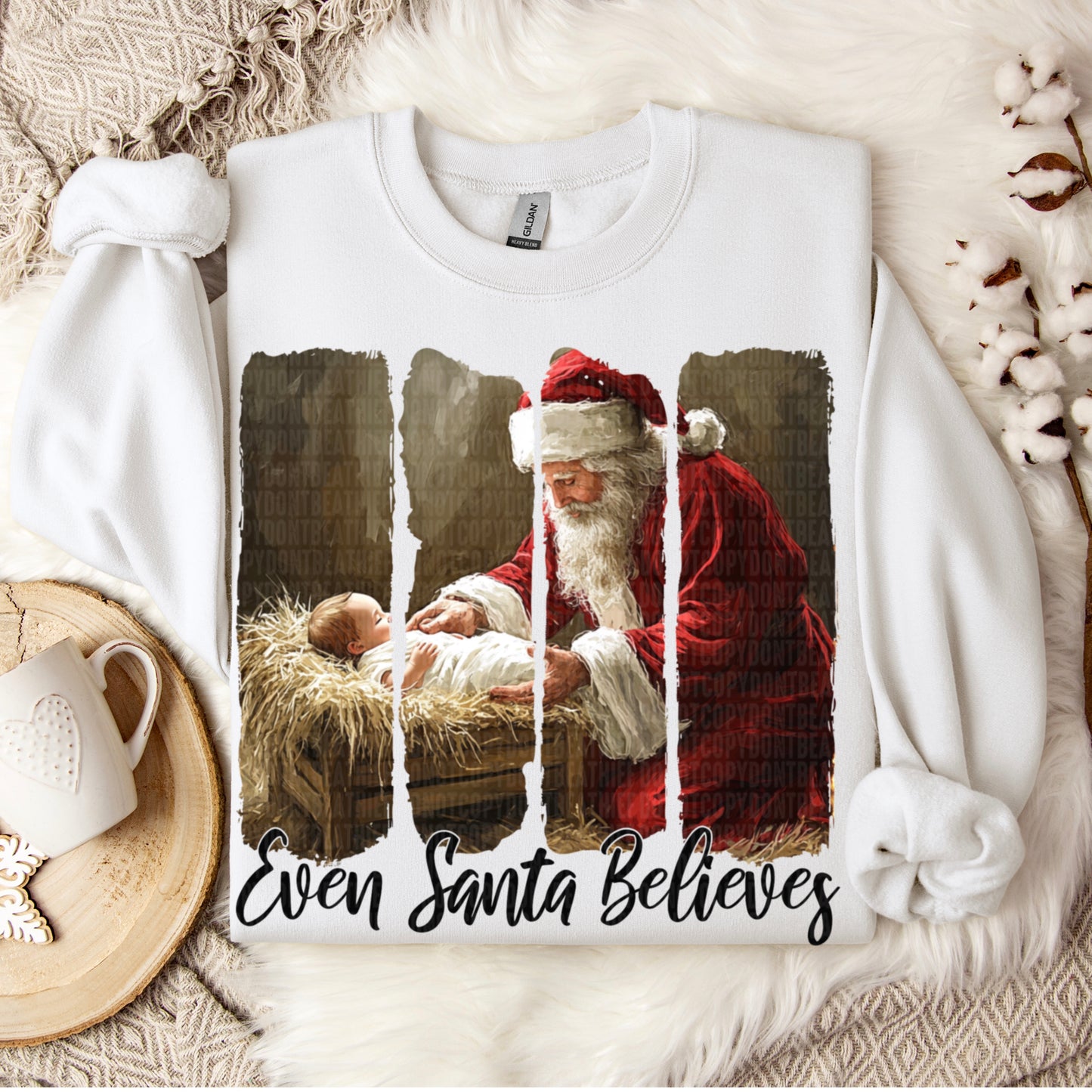 Even Santa Believes-DTF&UV