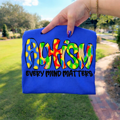 Every Mind Matters Autism  -DTF&UV