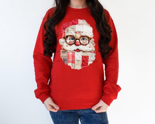 Patchwork Santa-DTF&UV