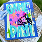 Game day helmet with stars-DTF DEAL