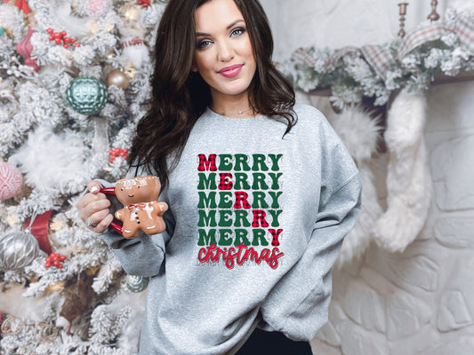 Merry Christmas Buffalo Plaid - DTF