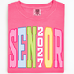 Senior 2027 striped multi colored- DTF&UV