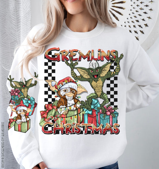 Gremlins Christmas With Sleeve -DTF