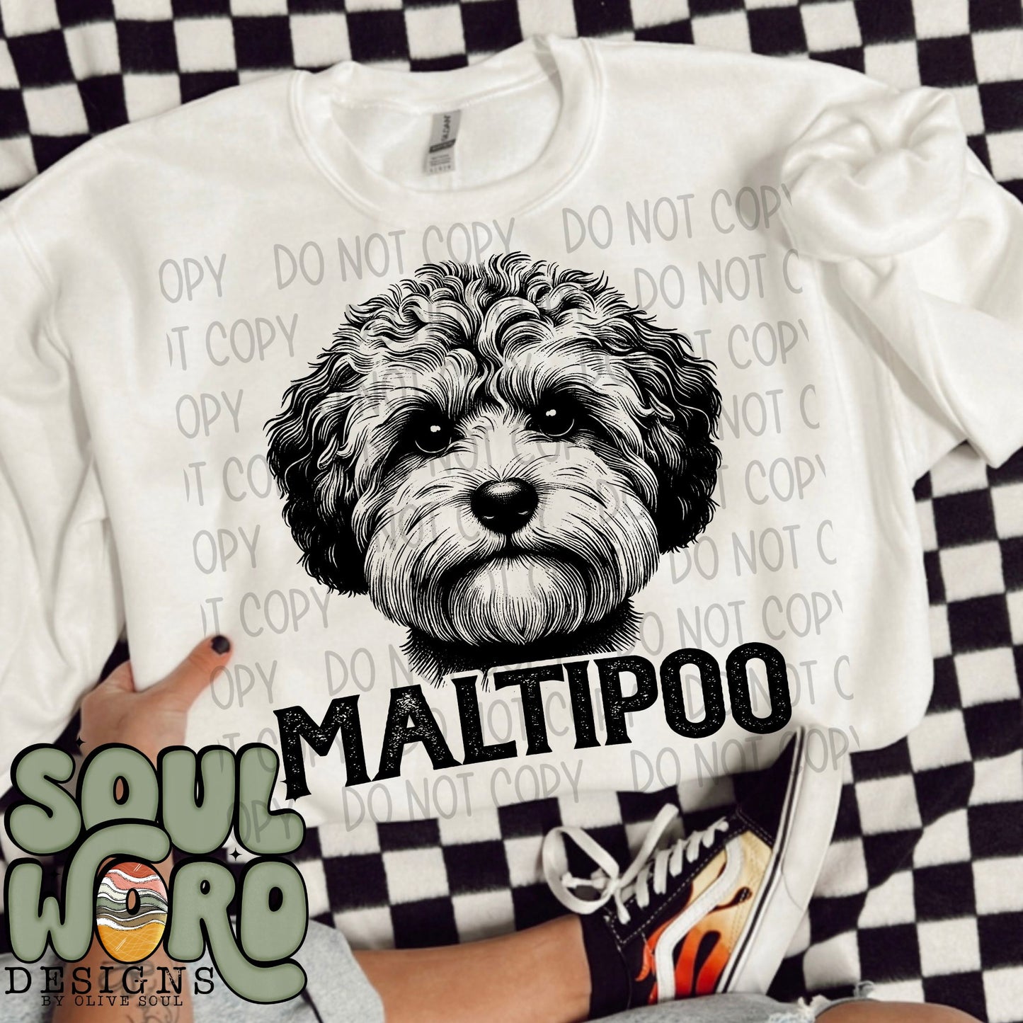 Maltipoo Portrait - DTF