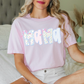 Mama floral preppy font- DTF