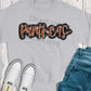 Panthers black orange sequin-DTF