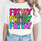 Friyay with Checkered bow- DTF&UV