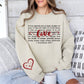 Love glitter heart (SLEEVE)-DTF