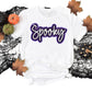 Spooky purple sequin faux-DTF