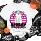 Spooky vibes ghost pink-DTF