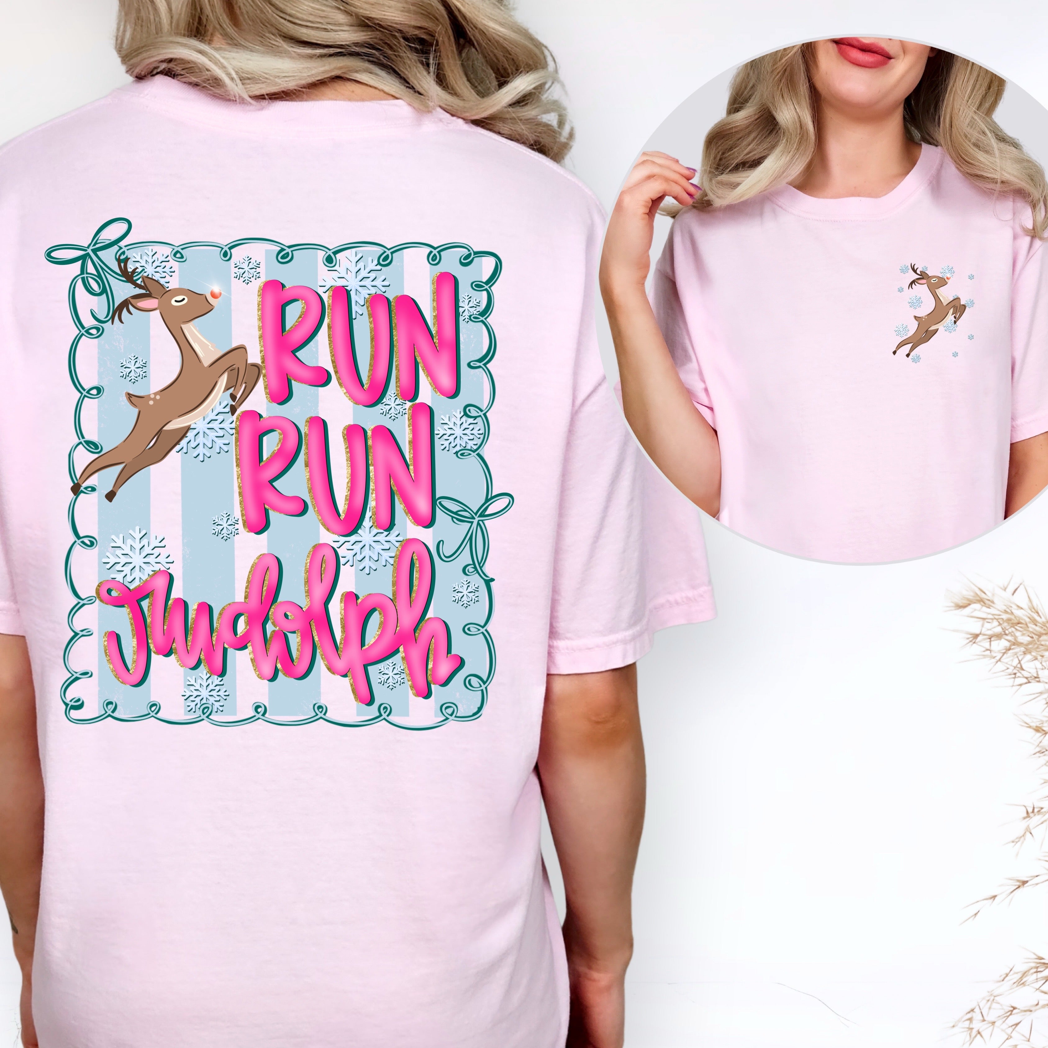 Run run Rudolph (BACK)-DTF&UV – ABIDesignstore