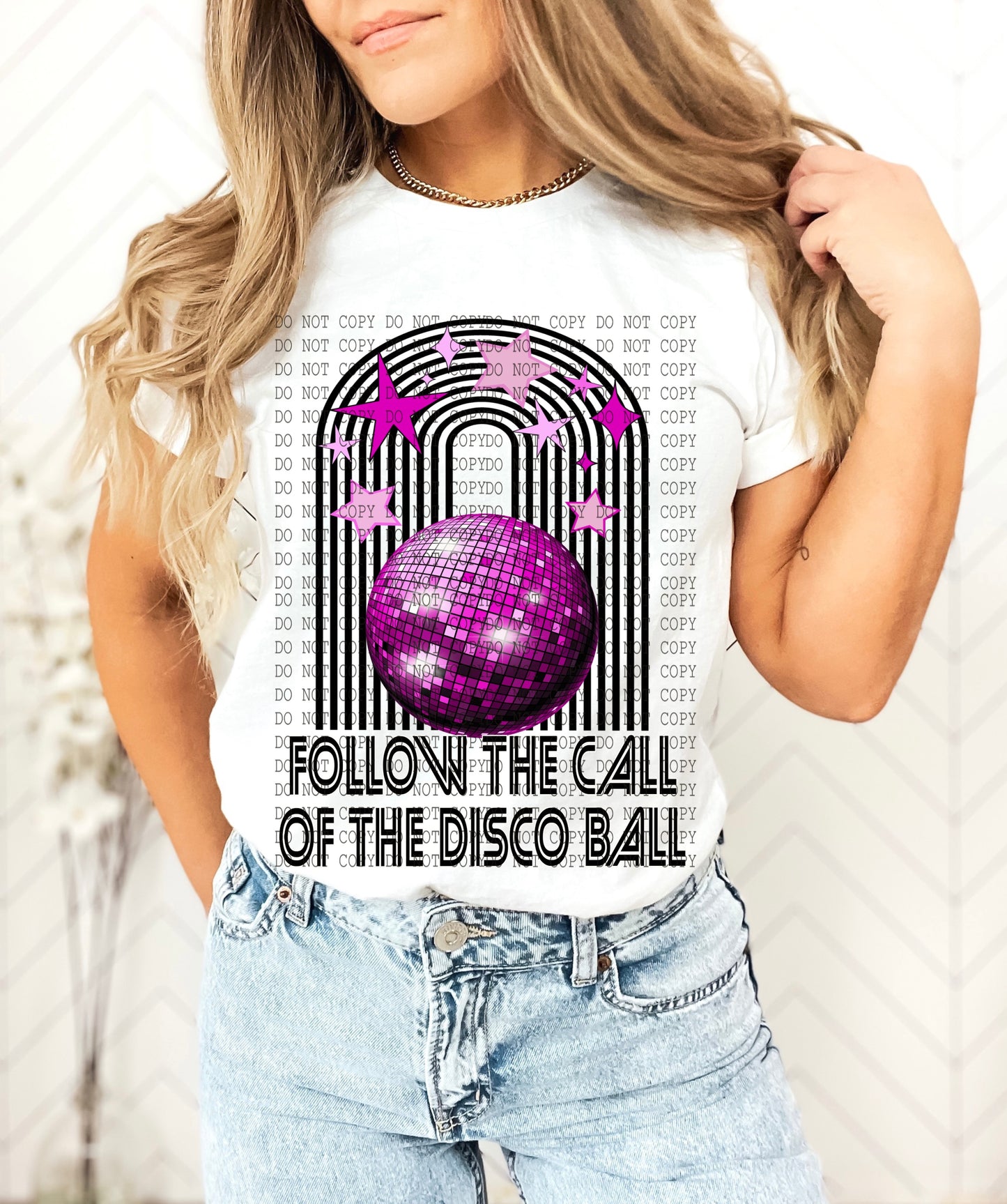 Follow The Call Of The Disco Ball DTF