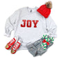 Joy Red Faux Embroidery Sequin-DTF