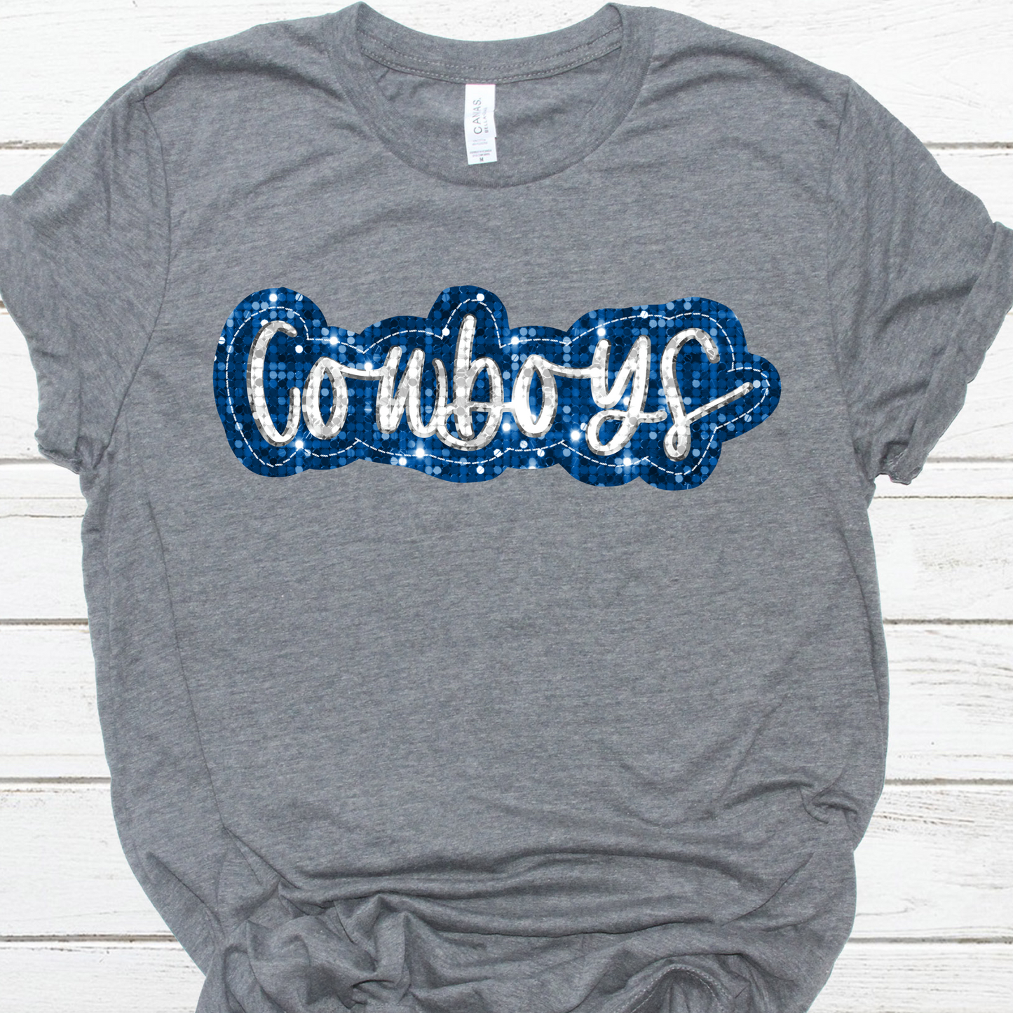 Cowboys sequin-DTF