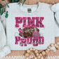 Pink and proud football Bearcats-DTF