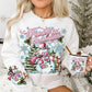 Frosty Snowman Checkered With Sleeve -DTF