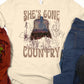 She’s gone country-DTF