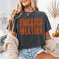 Sweater weather stacked distressed-DTF&UV