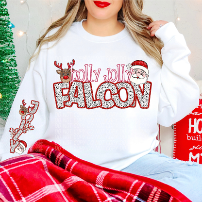 Holly Jolly Mascot Comes with Sleeve (DROPDOWN)-DTF&UV