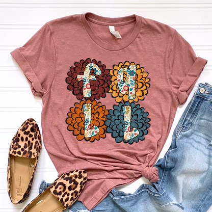 FALL FLOWERS-DTF&UV