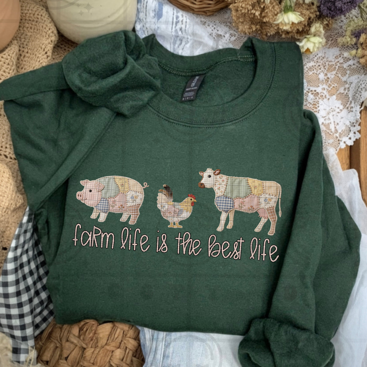 FARM LIFE IS THE BEST LIFE-DTF&UV