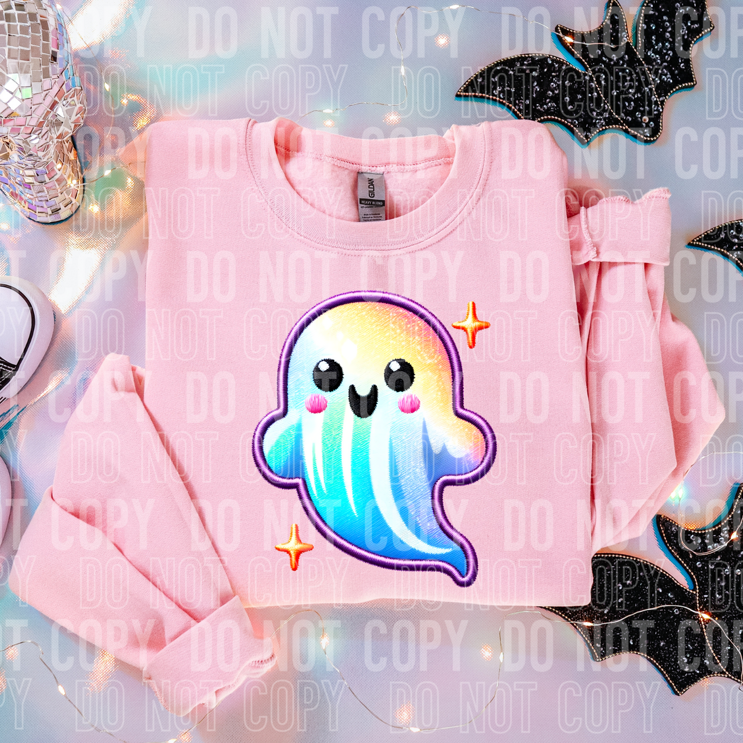 FAUX EMBROIDERY GHOST-dtf