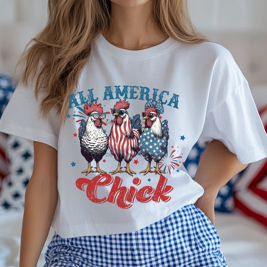 All American Chick- DTF&UV
