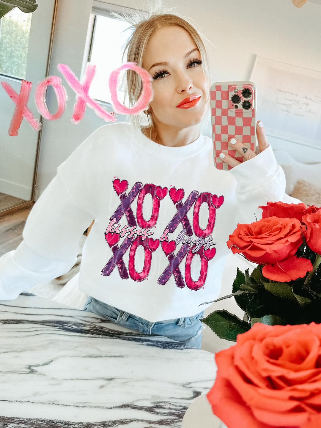XOXO kisses & hugs-DTF