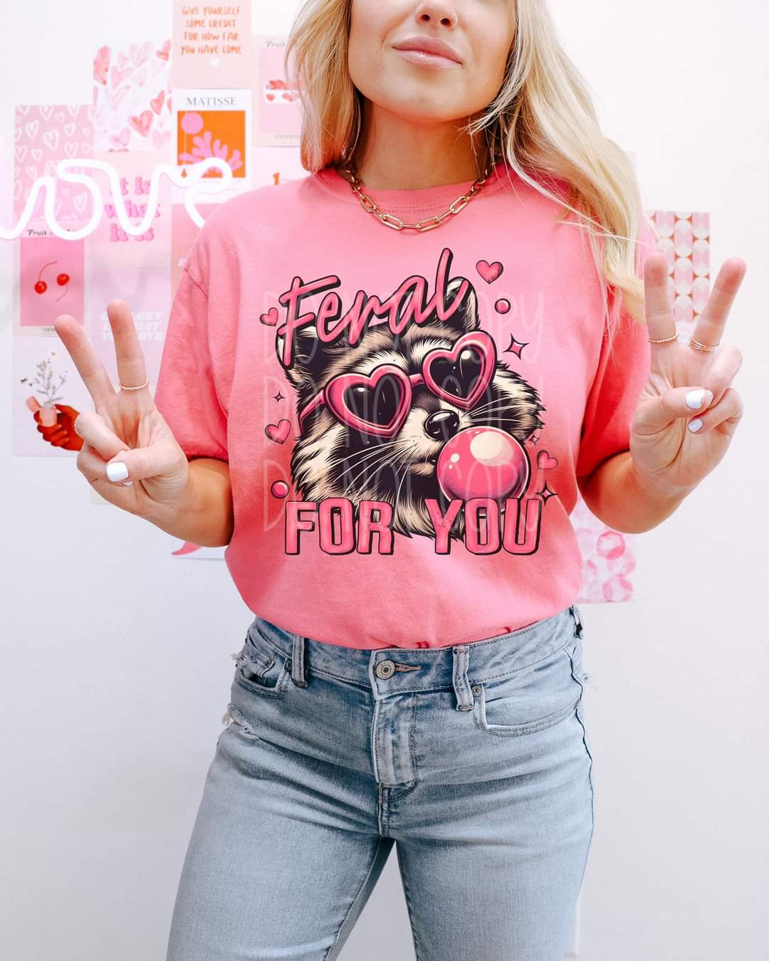 Feral for you heart glasses-DTF