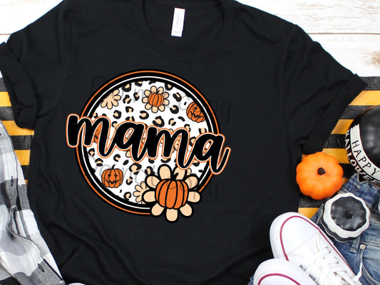 Pumpkin name circle Mama-DTF