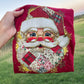Santa Gold-Lined Patchwork -DTF&UV