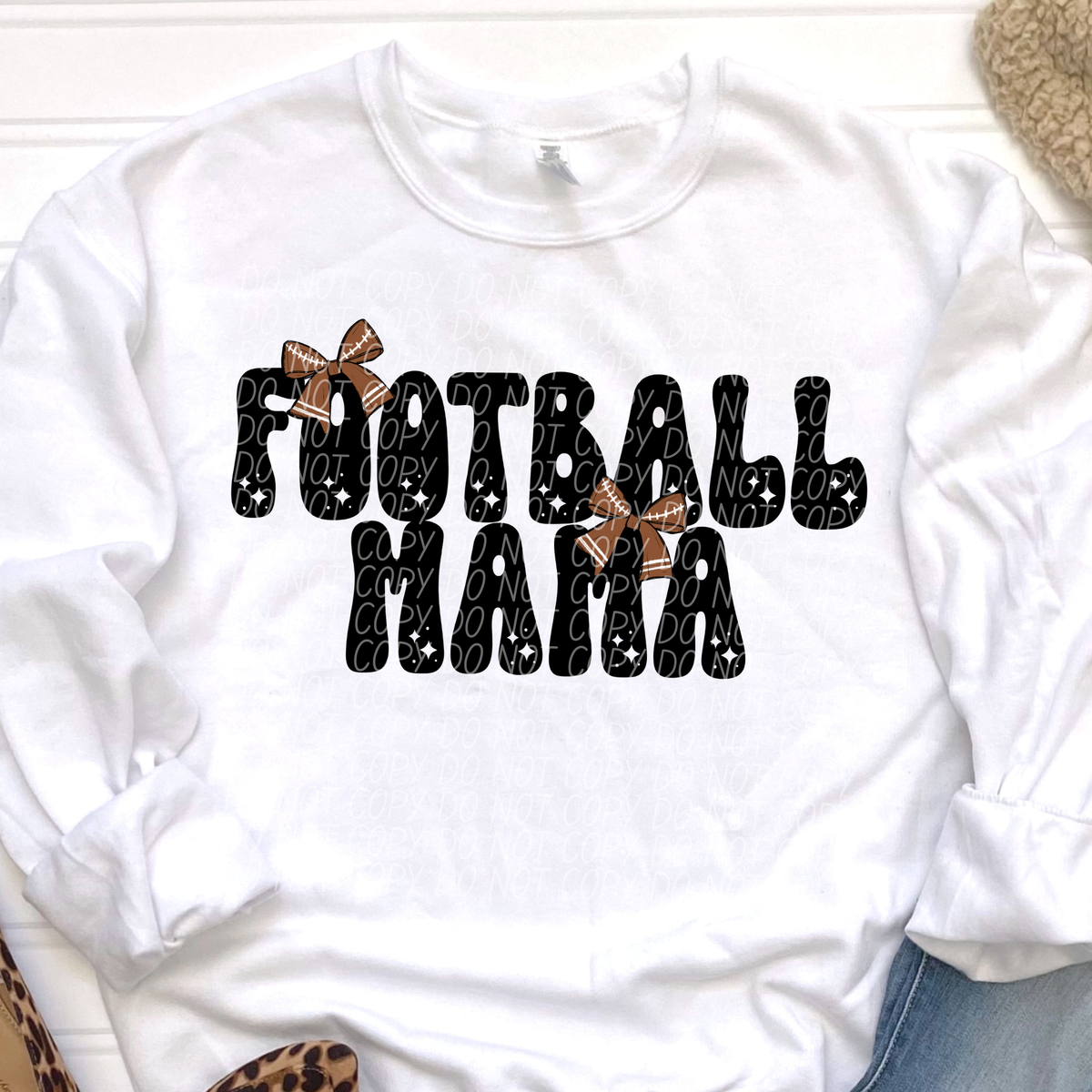 Sports Mama Bow ( DROPDOWN)- DTF&UV
