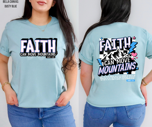 Faith Can Move Mountains(back)-DTF