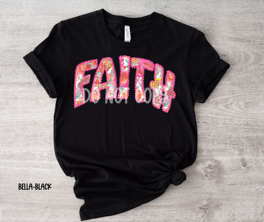 Faith Faux Stitched-DTF