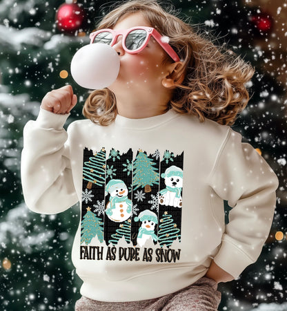 Faith as pure as snow-DTF&UV