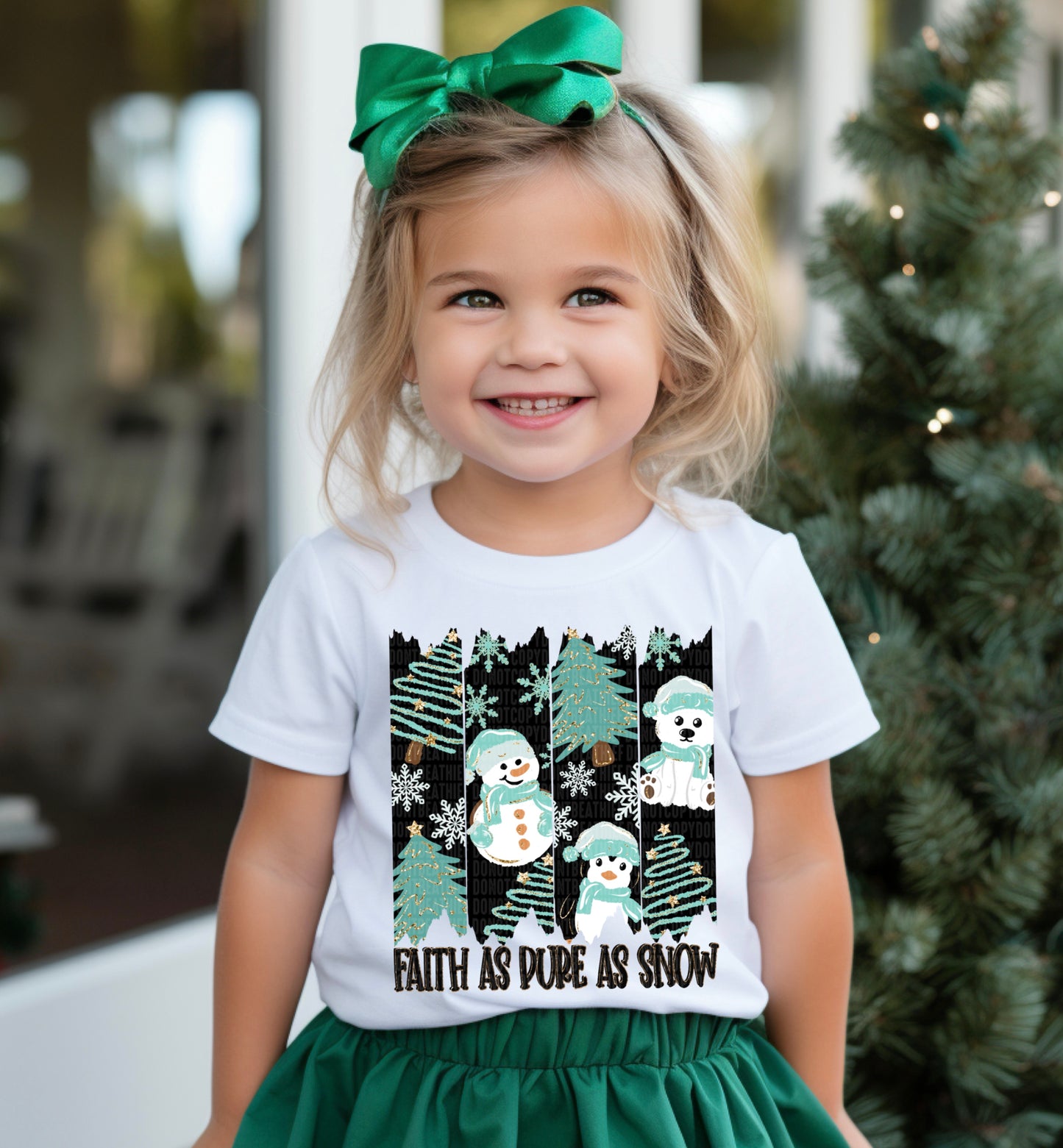 Faith as pure as snow-DTF&UV