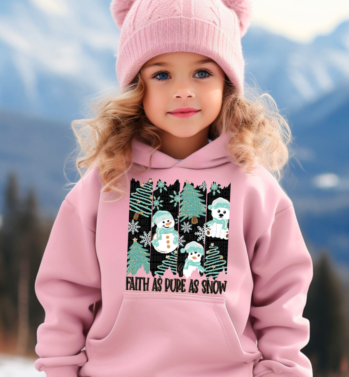 Faith as pure as snow-DTF&UV