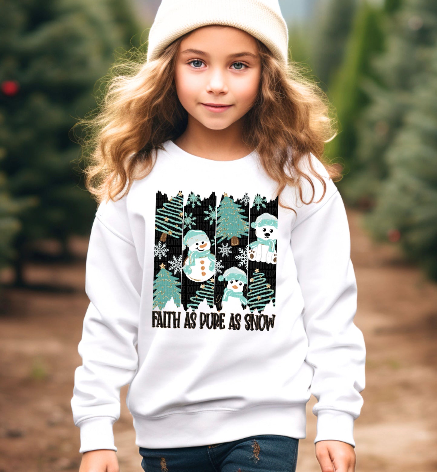 Faith as pure as snow-DTF&UV