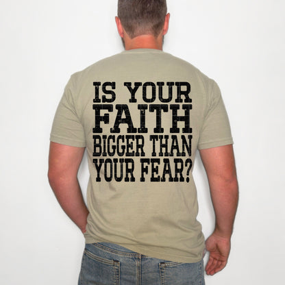 Faith bigger than your fear(black) -DTF&UV