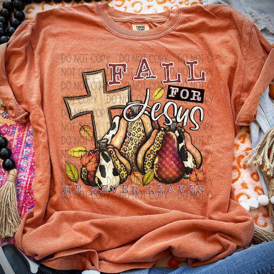 Fall For Jesus-DTF