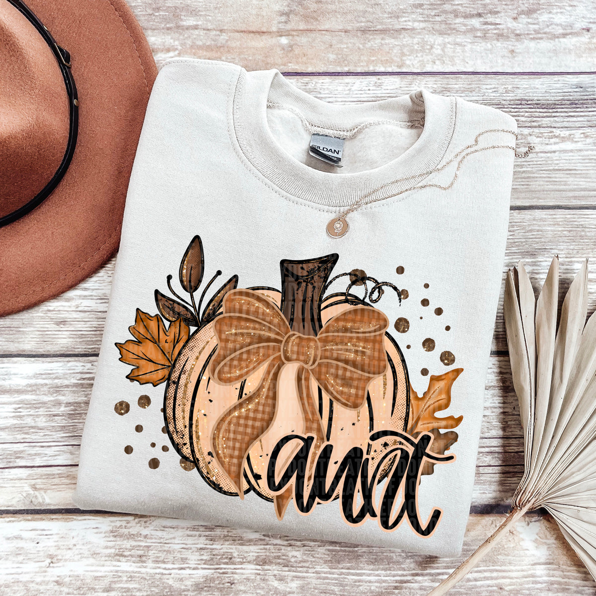 Fall Glitter Pumpkin (dropdown)-DTF&UV