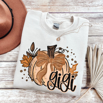 Fall Glitter Pumpkin (dropdown)-DTF&UV