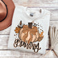 Fall Glitter Pumpkin (dropdown)-DTF&UV
